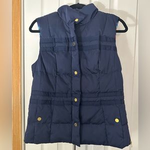 Lily Pulitzer Kate Puffer Vest, True Navy